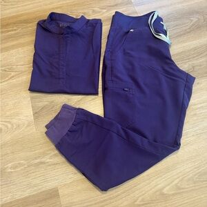 Figs Purple Shaddow Scrub Set